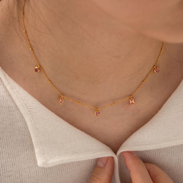  Dây chuyền titan Pinky 