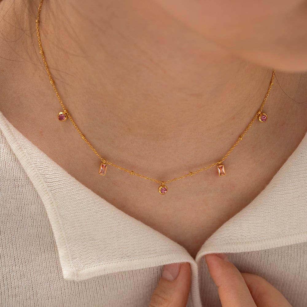  Dây chuyền titan Pinky 