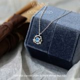  Dây chuyền Bạc S925 Blue galaxy 