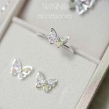  Vòng tay Bạc S925 Kiềng Bướm Pastel 