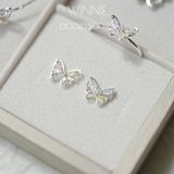  Vòng tay Bạc S925 Kiềng Bướm Pastel 