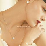  Dây chuyền titan Ngũ hoa xà cừ 