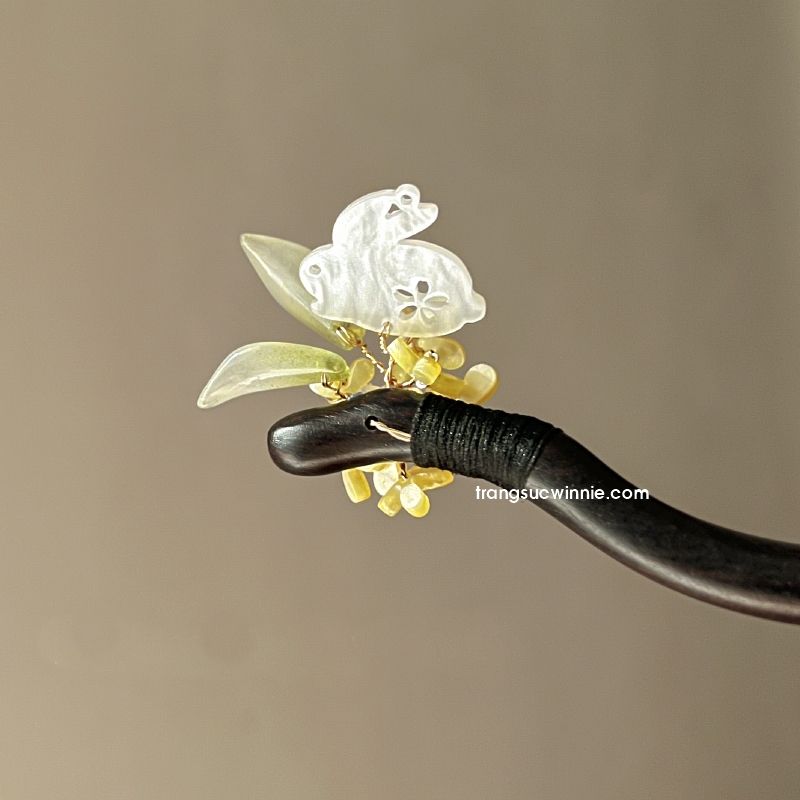  Trâm đàn hương thỏ ngọc 