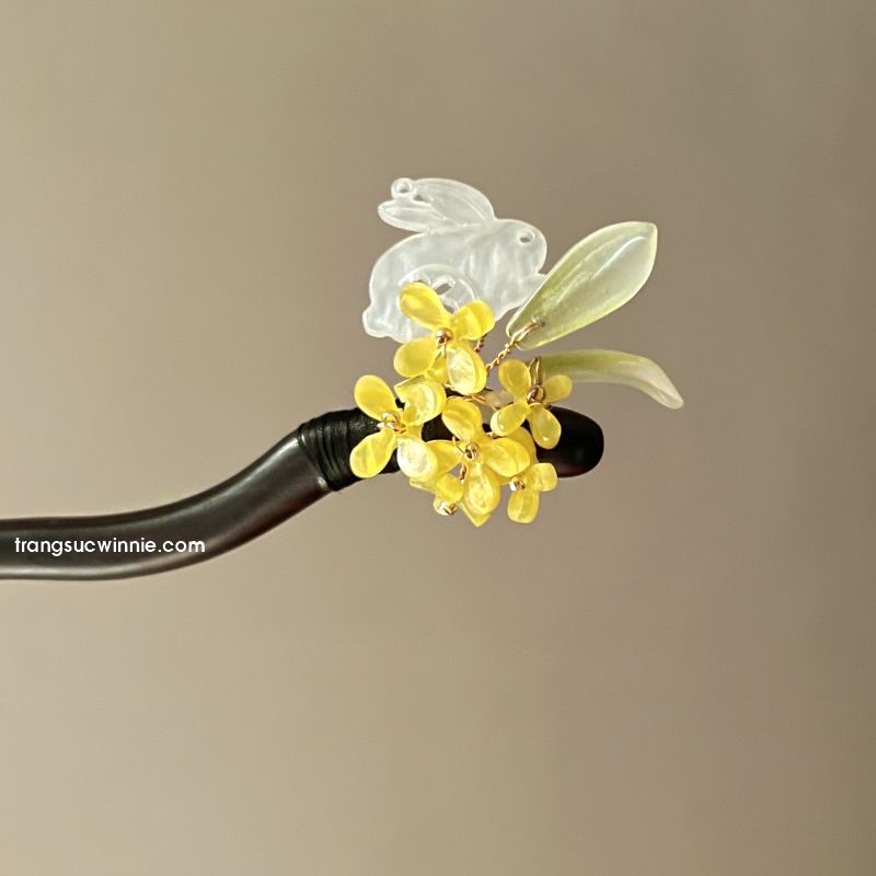  Trâm đàn hương thỏ ngọc 