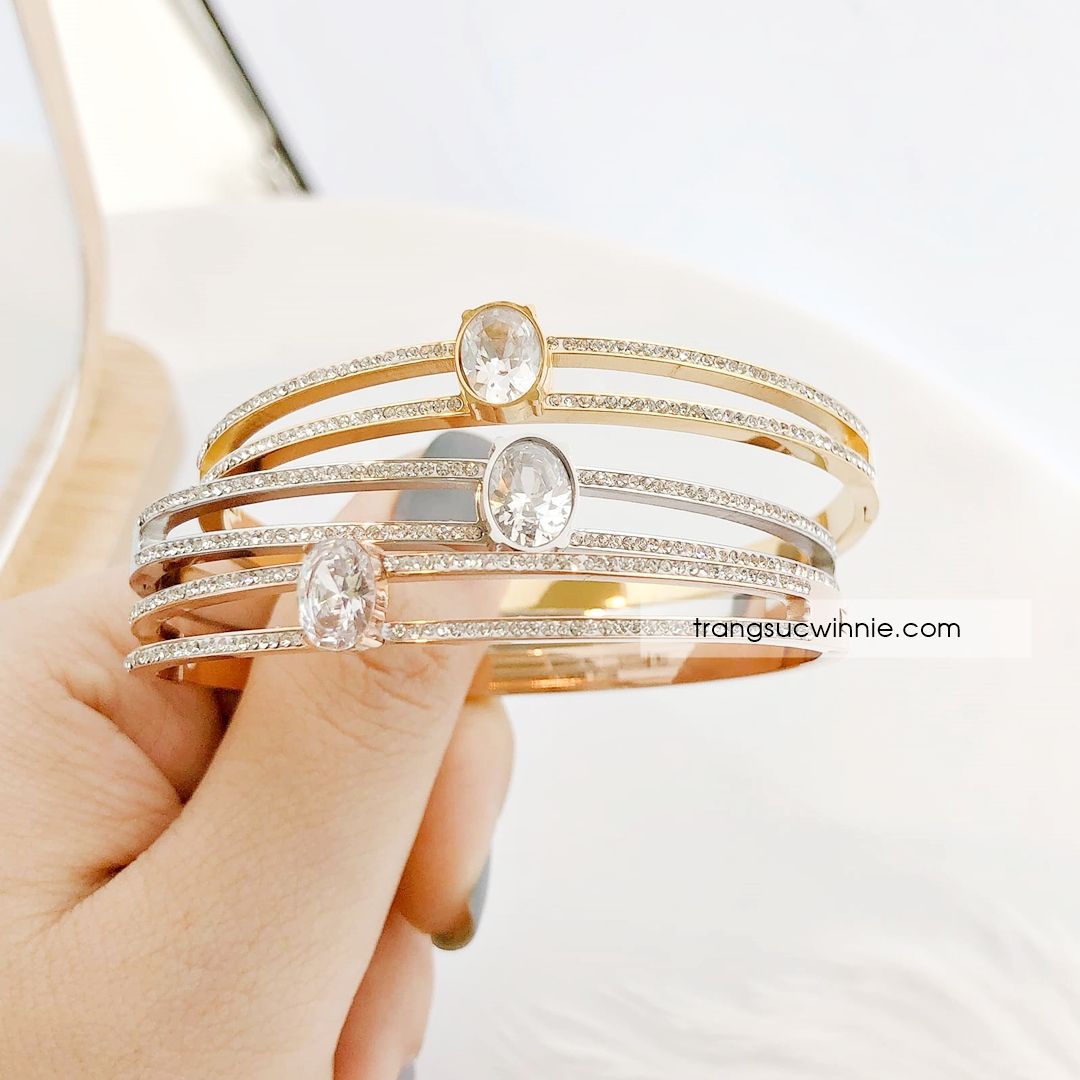  Vòng tay titan 2line VH 