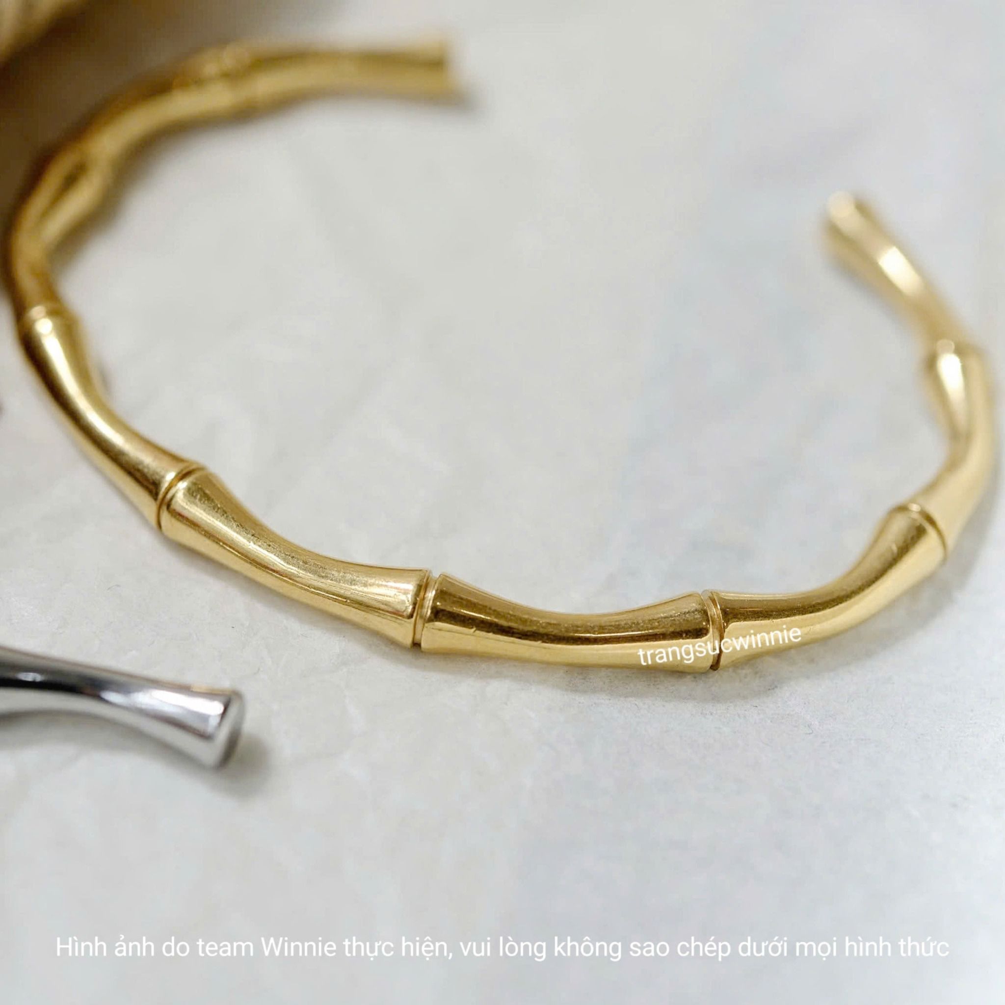  Vòng tay titan Cuff bamboo VG 