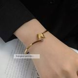  Vòng tay titan Bướm matte 