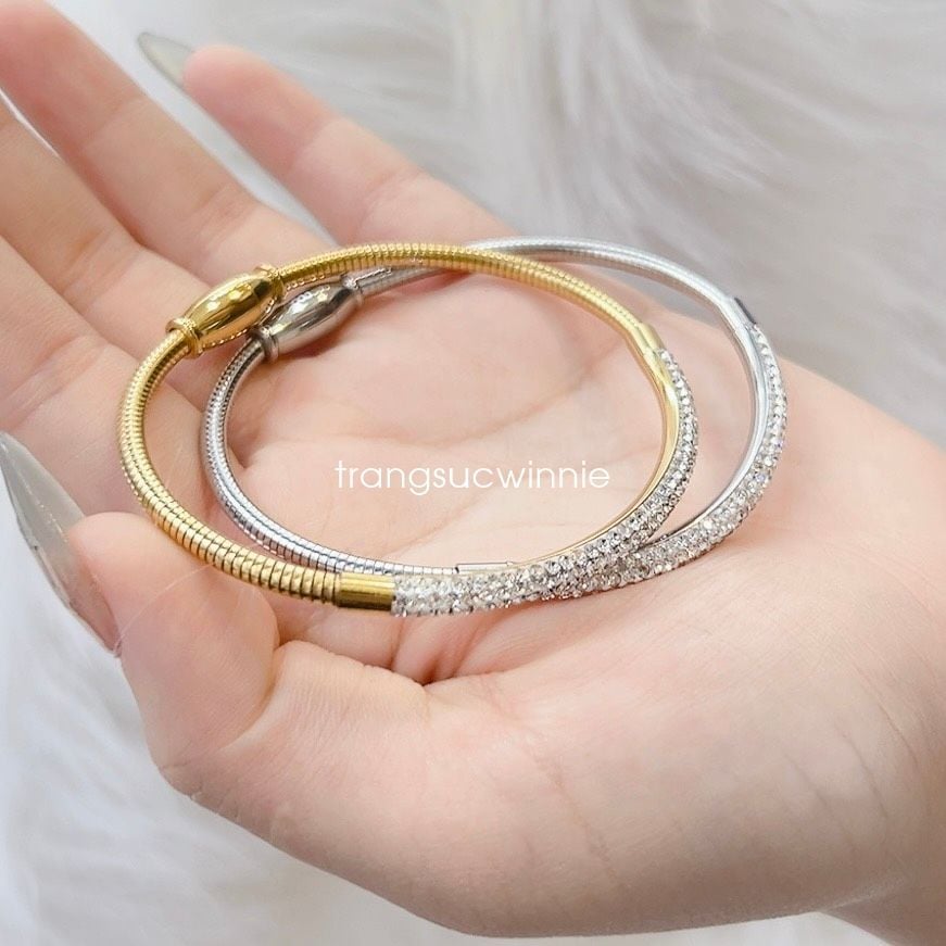  Vòng tay titan Cable Diamond B 