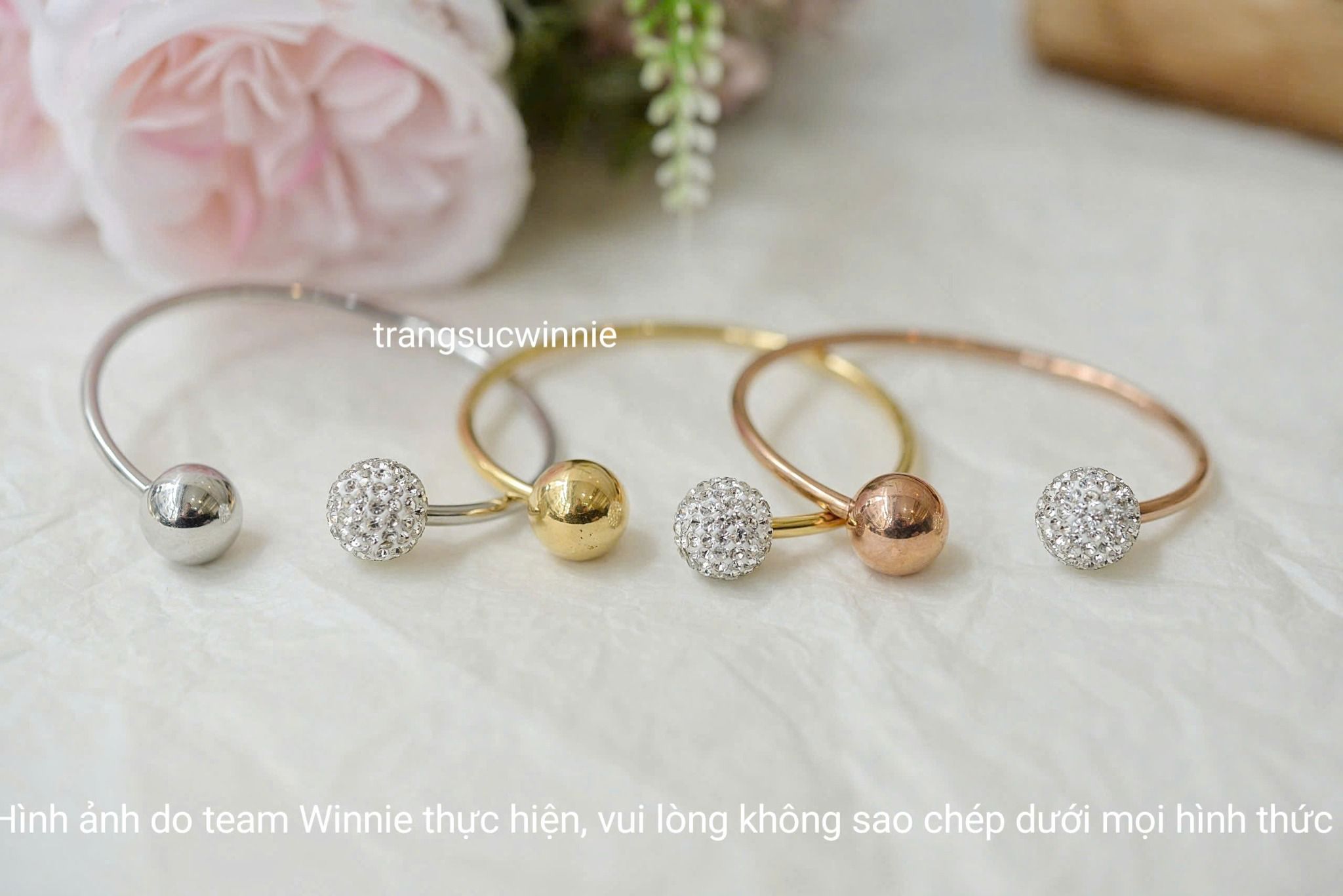  Vòng tay titan Charm VG 