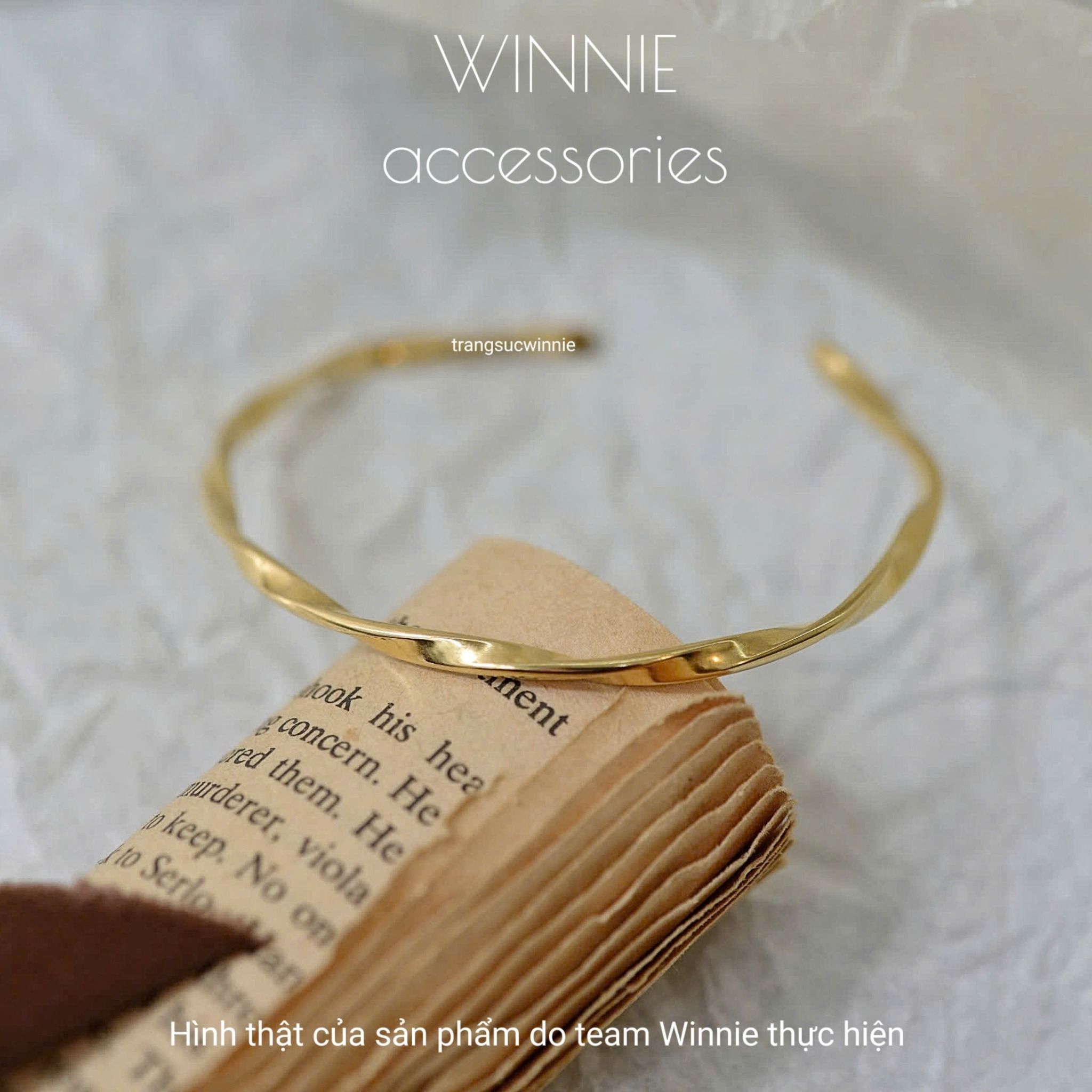  Vòng tay titan Xoắn Cuff VG 