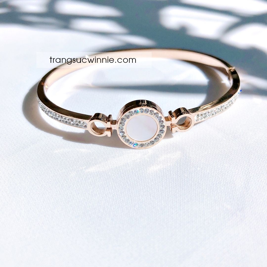  Vòng tay titan Diamond Nacre 