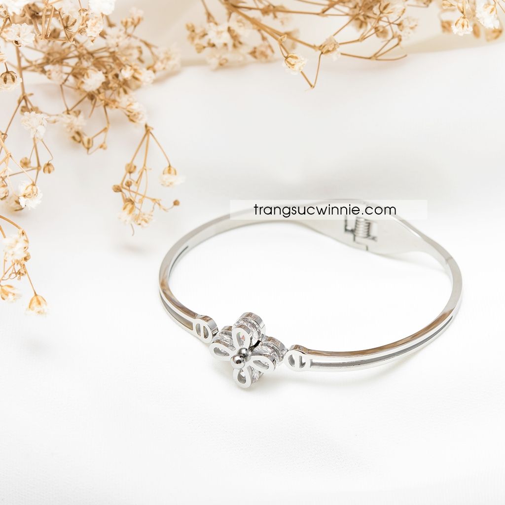  Vòng tay titan Hoa đá B 