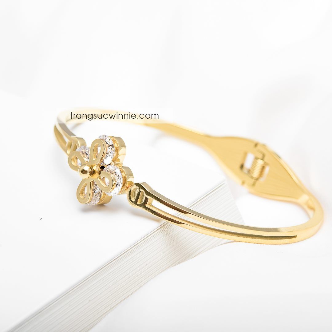  Vòng tay titan Hoa đá VG 