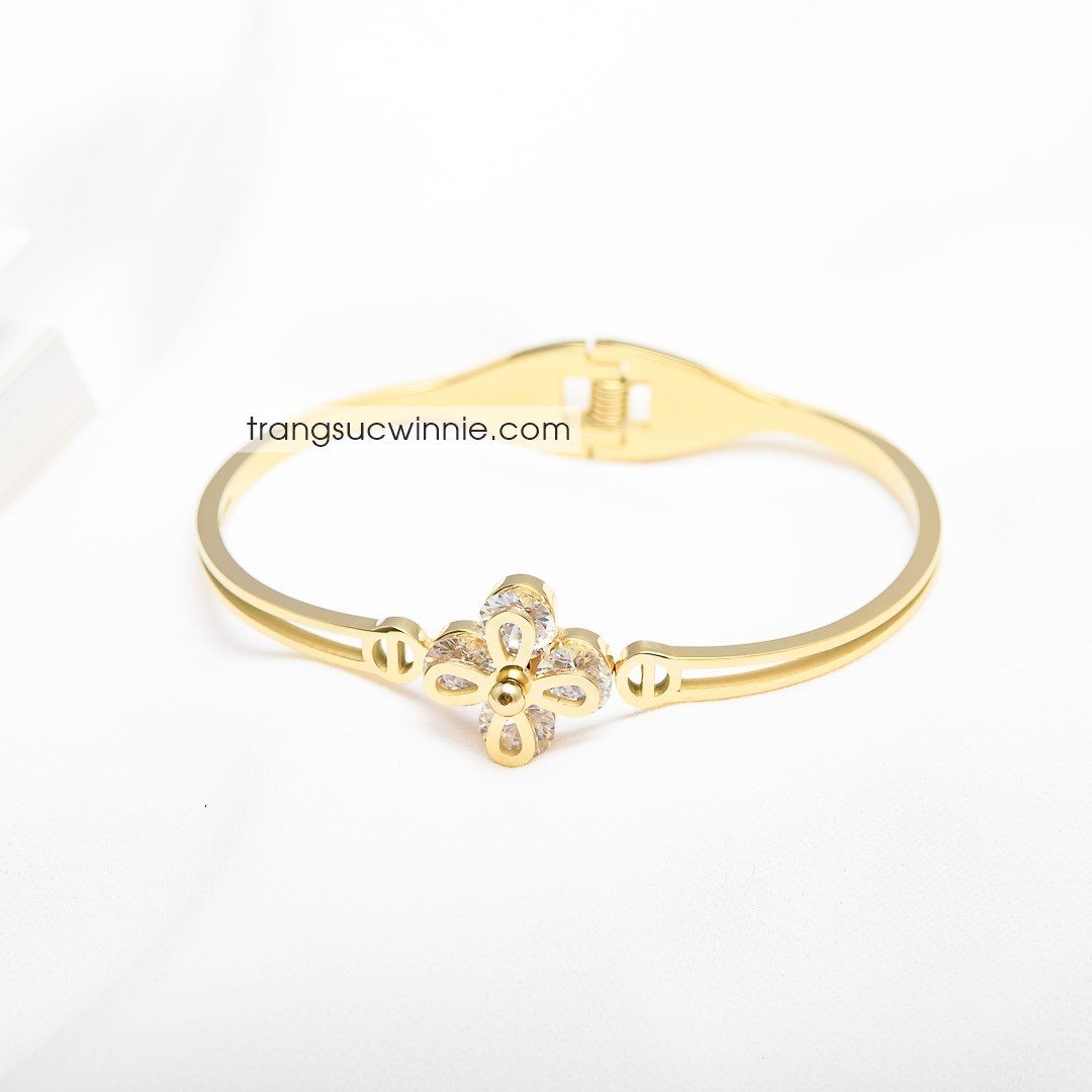  Vòng tay titan Hoa đá VG 