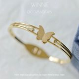  Vòng tay titan Simple butterfly 