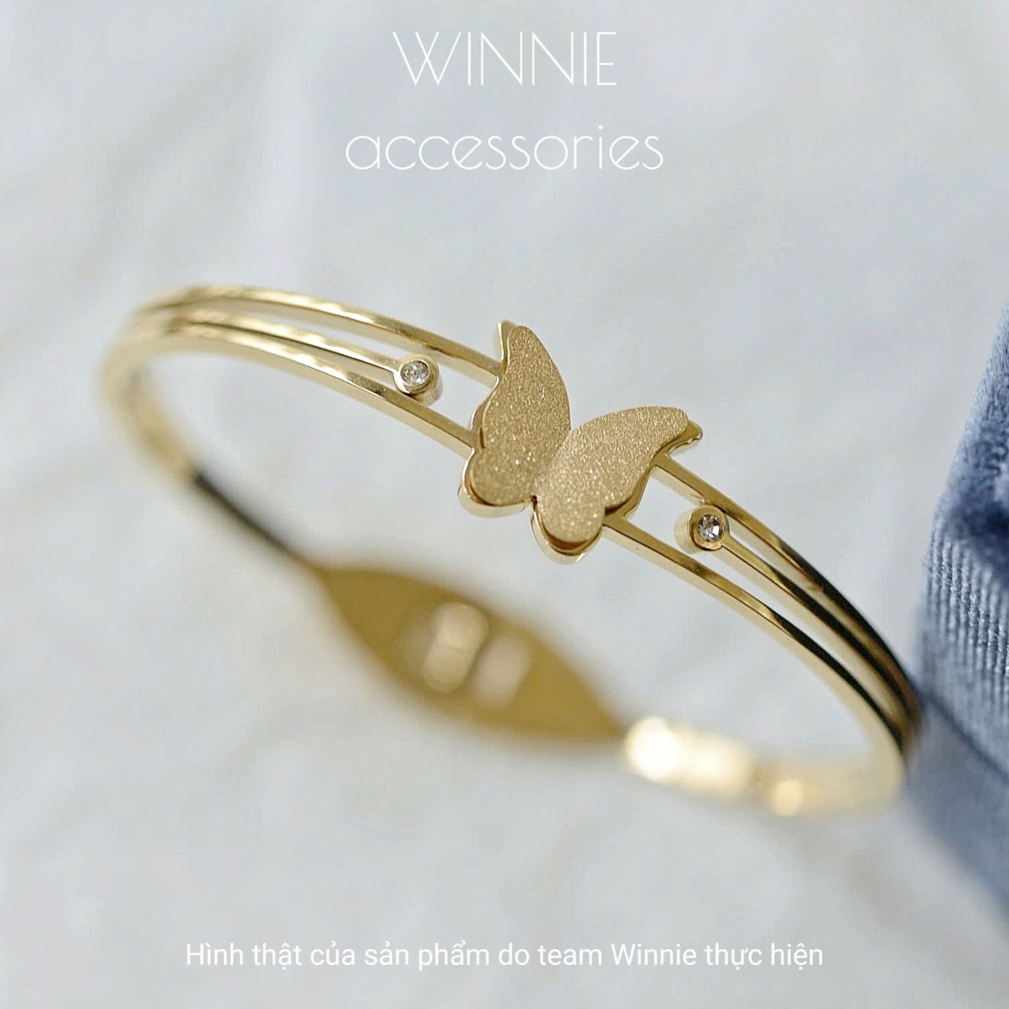  Vòng tay titan Simple butterfly 