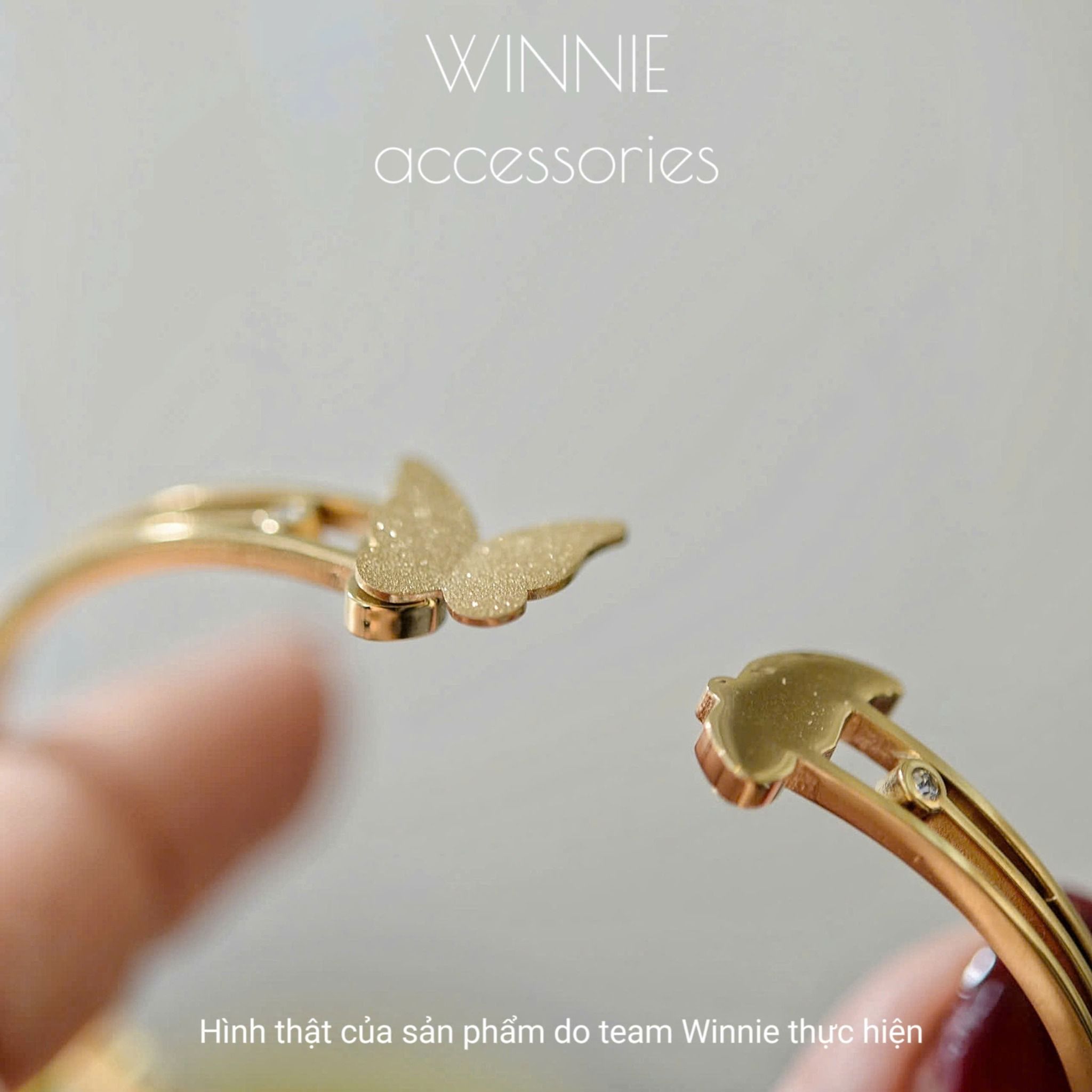  Vòng tay titan Simple butterfly 