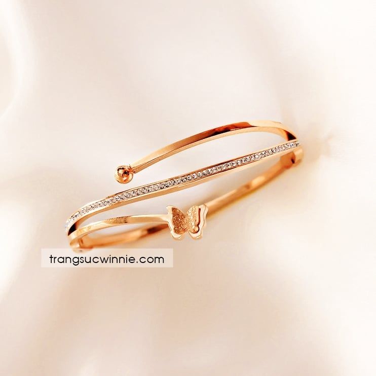  Vòng tay titan Trible Butterfly 