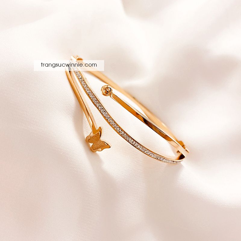  Vòng tay titan Trible Butterfly 