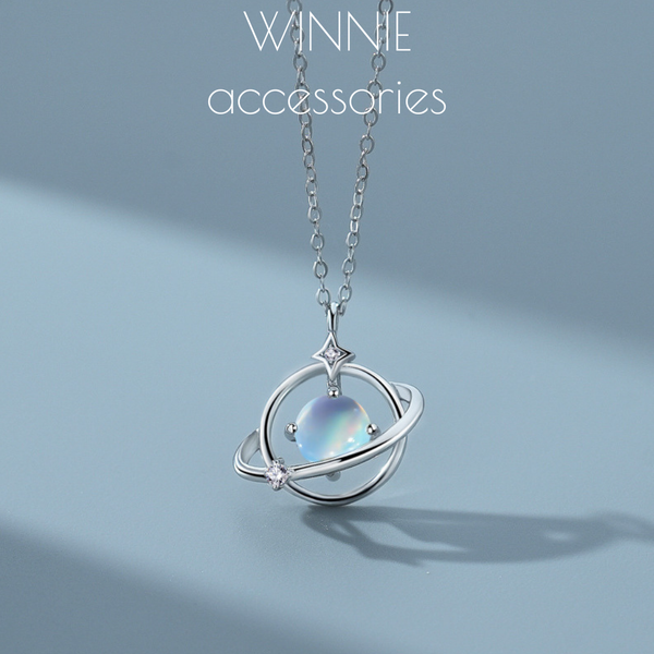  Dây chuyền Bạc S925 Blue Planet 