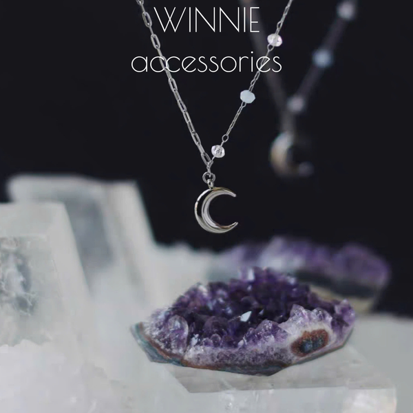  Dây chuyền Titan Crystal Moon 