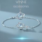  Dây chuyền Bạc S925 Blue Planet 