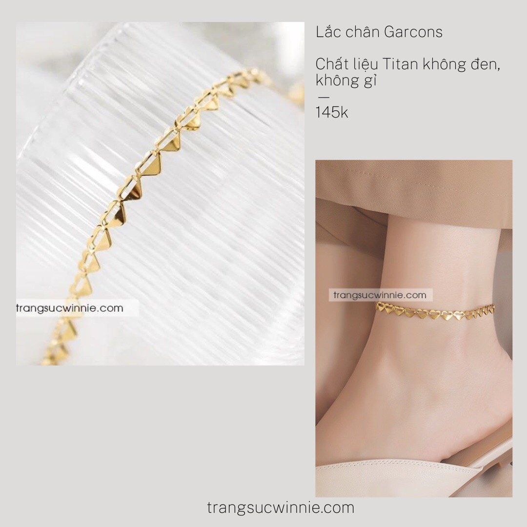  Lắc chân titan Garcons 