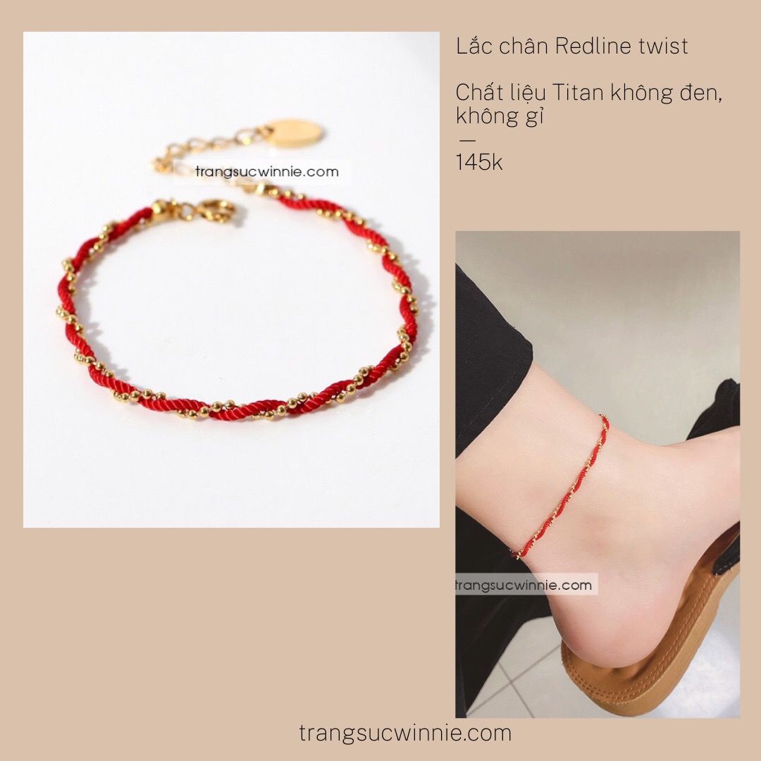  Lắc chân titan Redline Twist 
