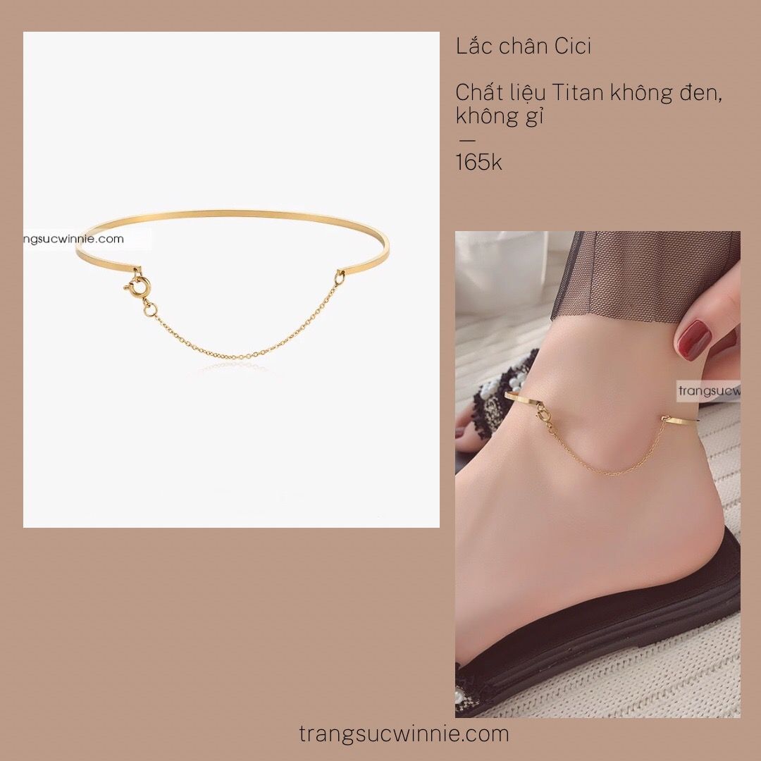  Lắc chân titan Cici 