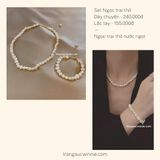  Lắc tay Ngọc trai thô 