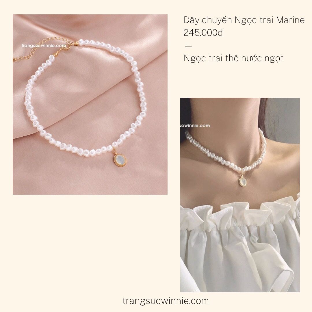  Dây chuyền Ngọc trai Marine 