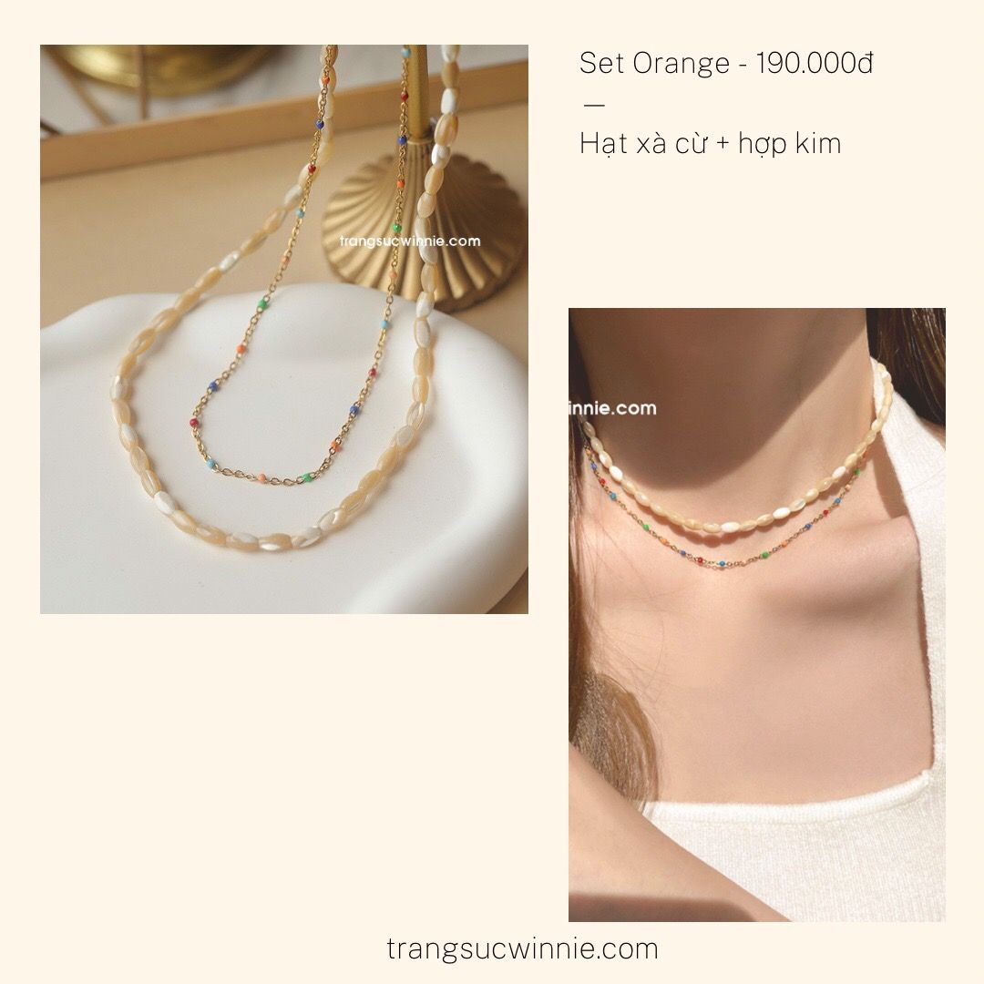  Dây chuyền Set Orange 