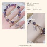  Lắc tay Bướm tím 