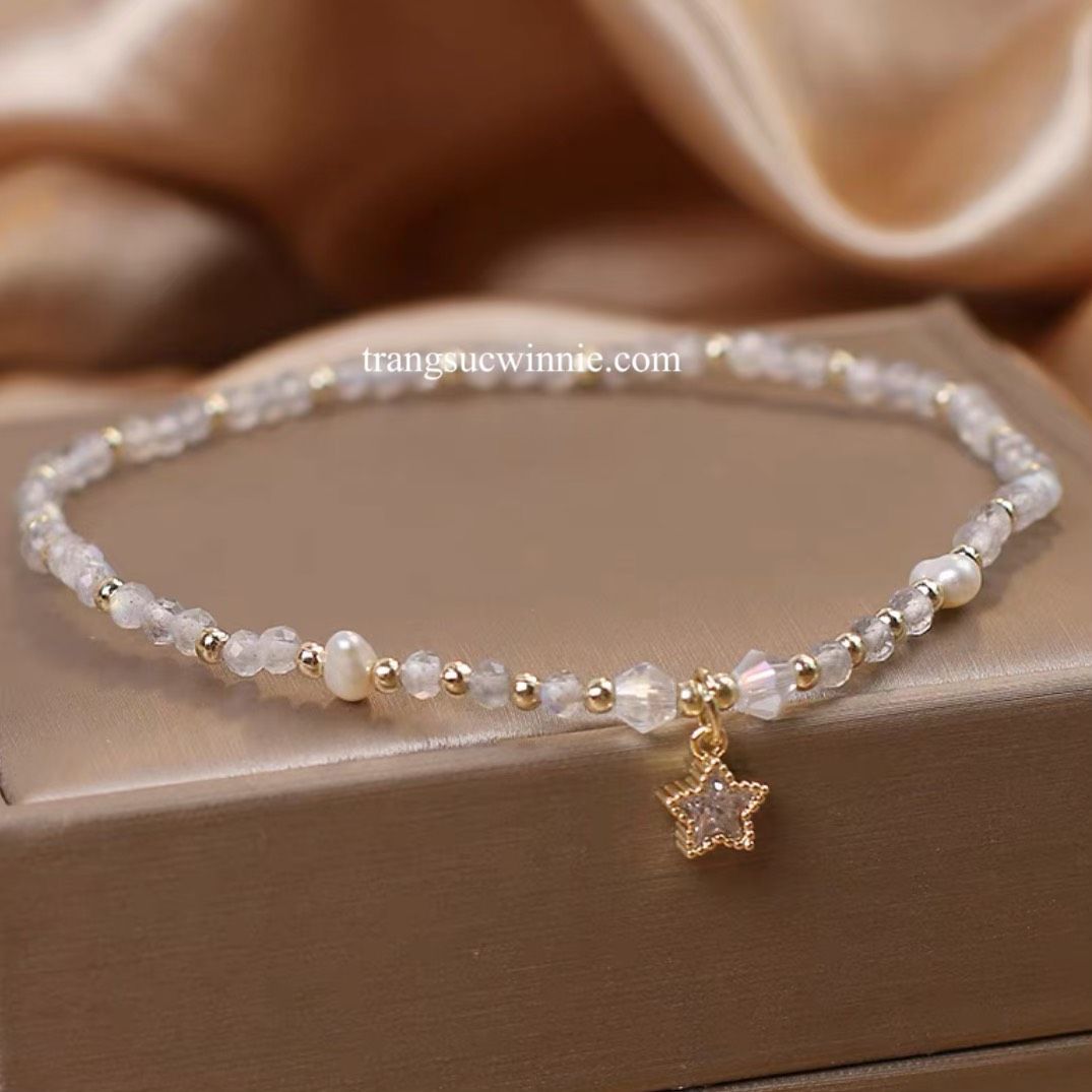  Lắc chân Sao pha lê 