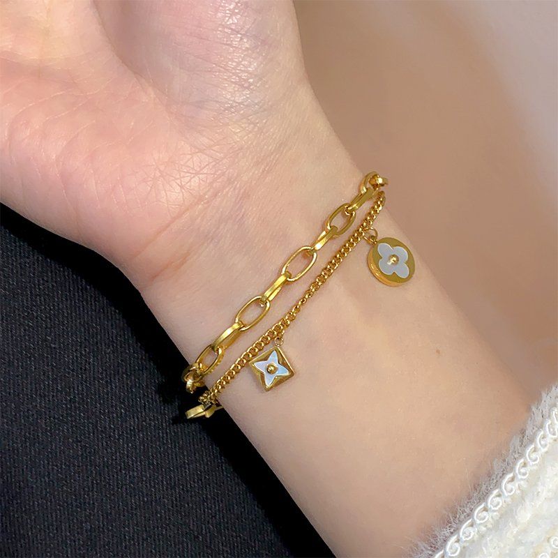  Lắc tay titan Louis chain VG 