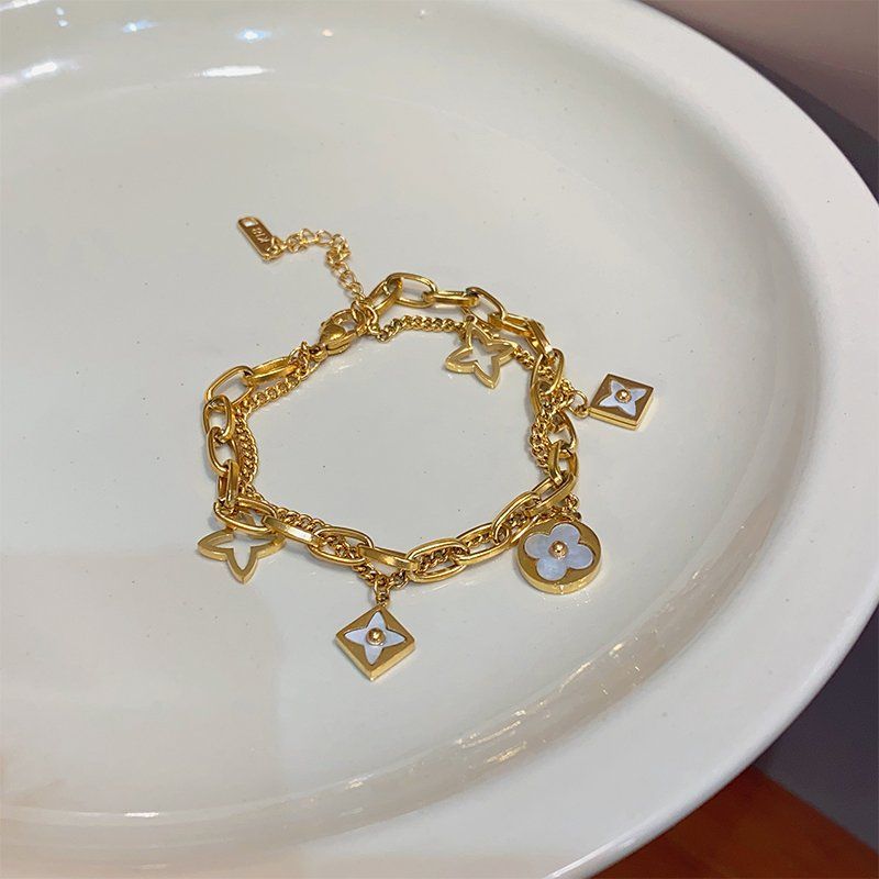  Lắc tay titan Louis chain VG 