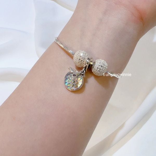  Charm Bạc Mermaid 