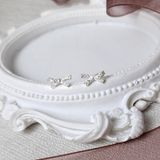  Hoa tai Bạc S925 Coquette 