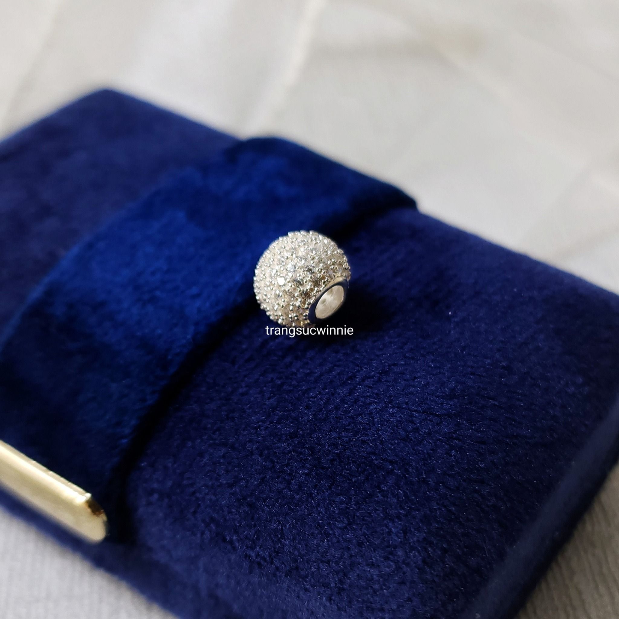  Charm Bạc S925 xỏ tròn 