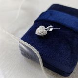 Charm bạc S925 Tim 3D 