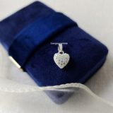  Charm bạc S925 Tim 3D 