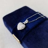  Charm bạc S925 Tim 3D 