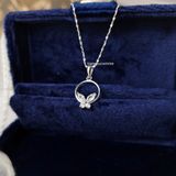  Charm Bạc S925 Bướm tròn 