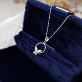  Charm Bạc S925 Bướm tròn 