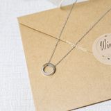  Dây chuyền Titan Half Diamond 