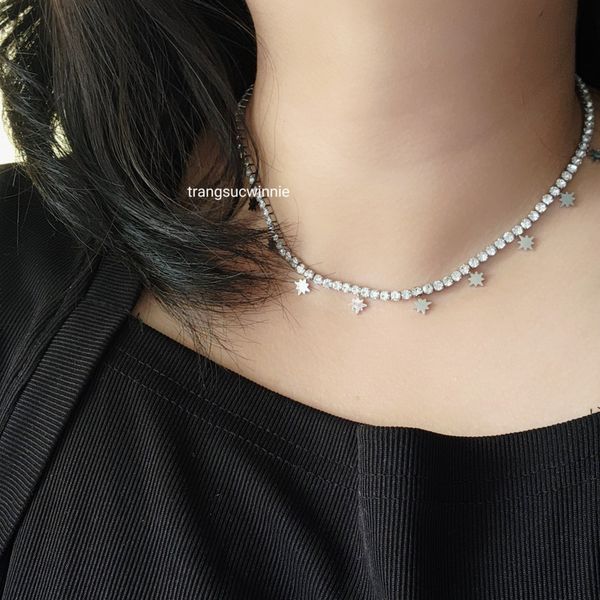  Dây chuyền titan Bling sao B 
