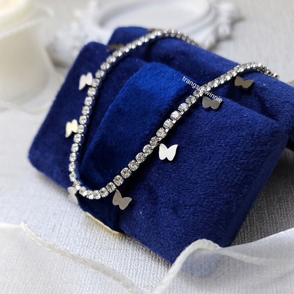  Dây chuyền titan Bling Bướm B 