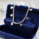  Dây chuyền titan Bling Bướm B 