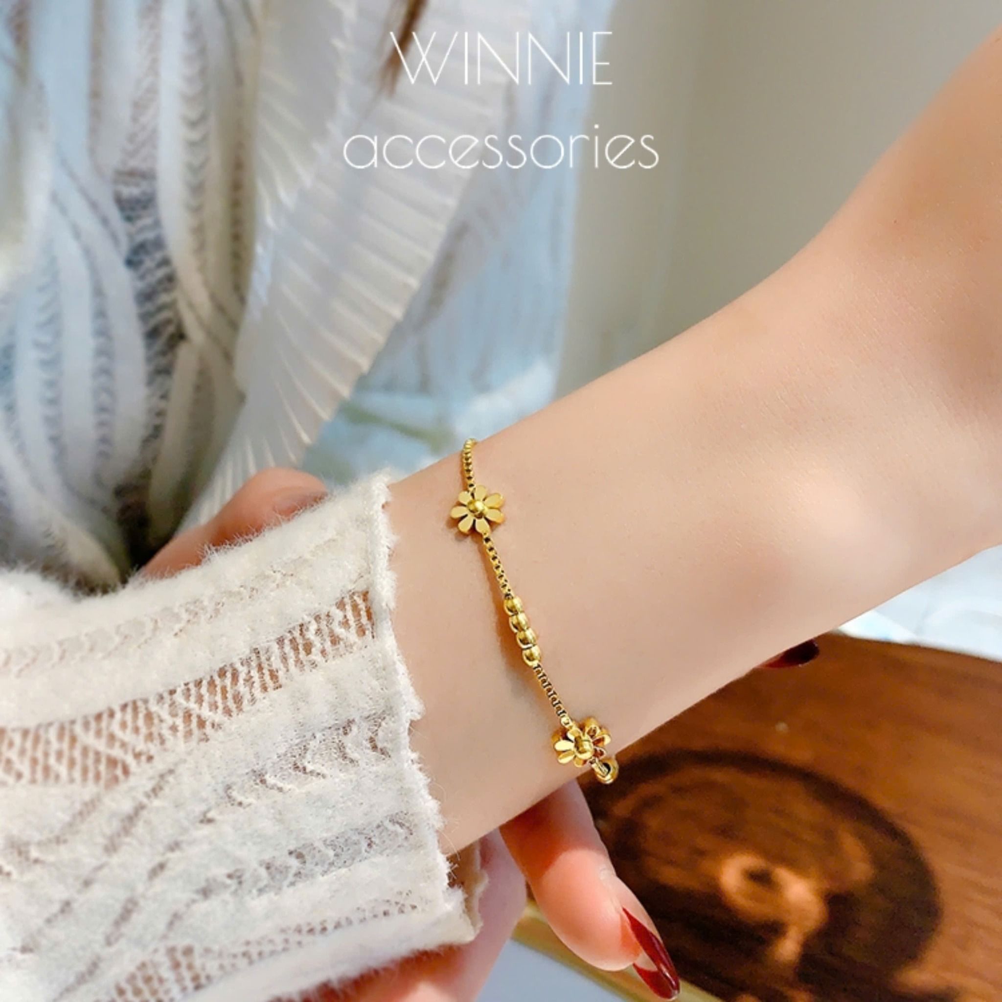  Lắc tay titan Hoa bi VG 