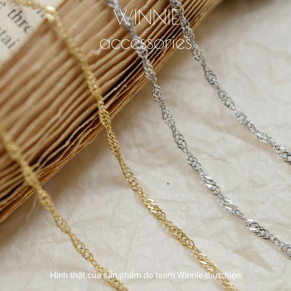  Dây chuyền titan Wavy 